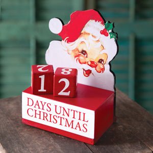 Vintage Santa Christmas Countdown