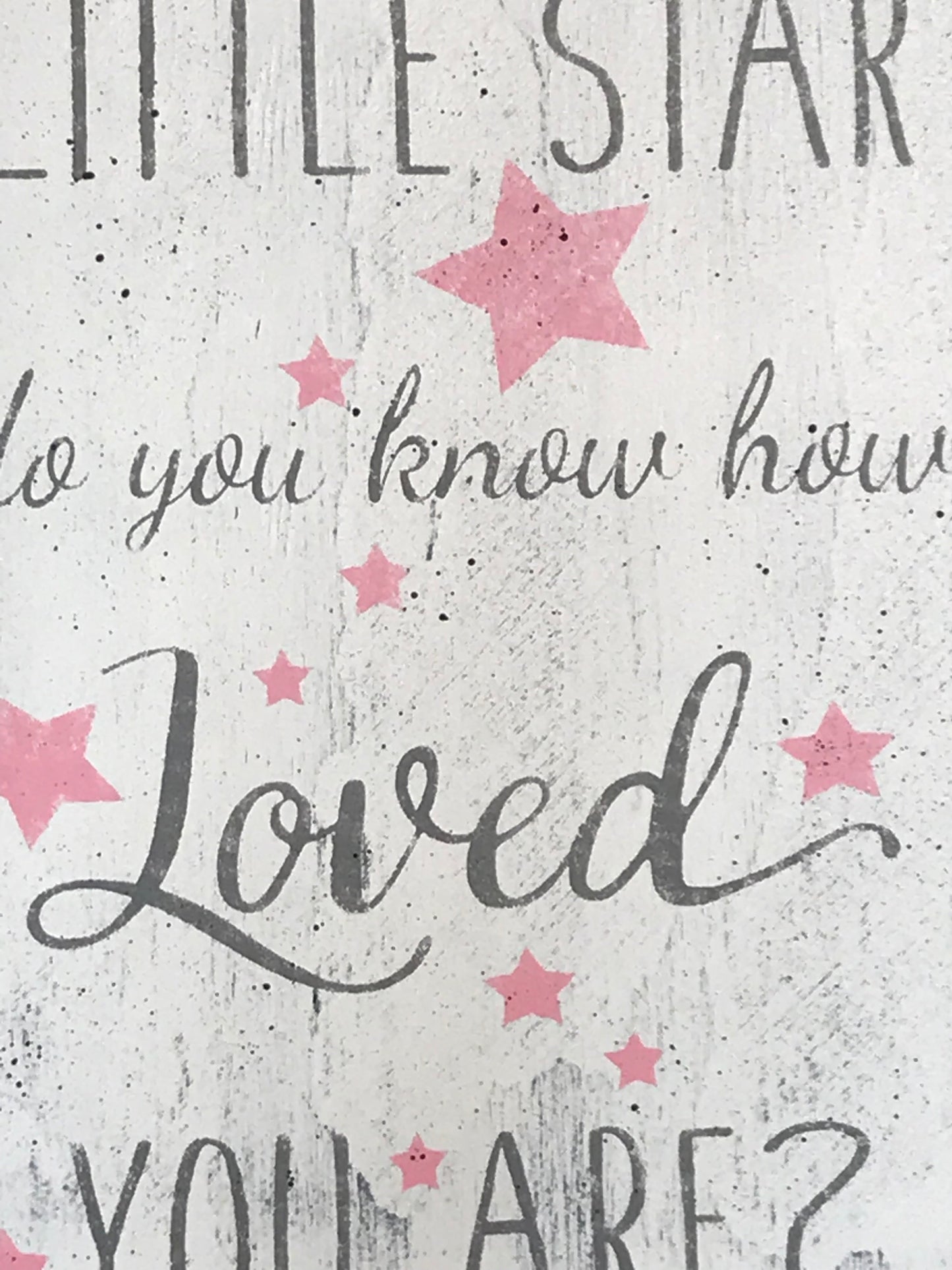 Twinkle Twinkle Little Star Girls Nursery Sign