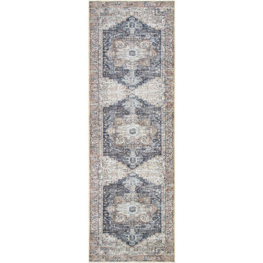 Amelie Rug - AML2360 - Blue/Brown