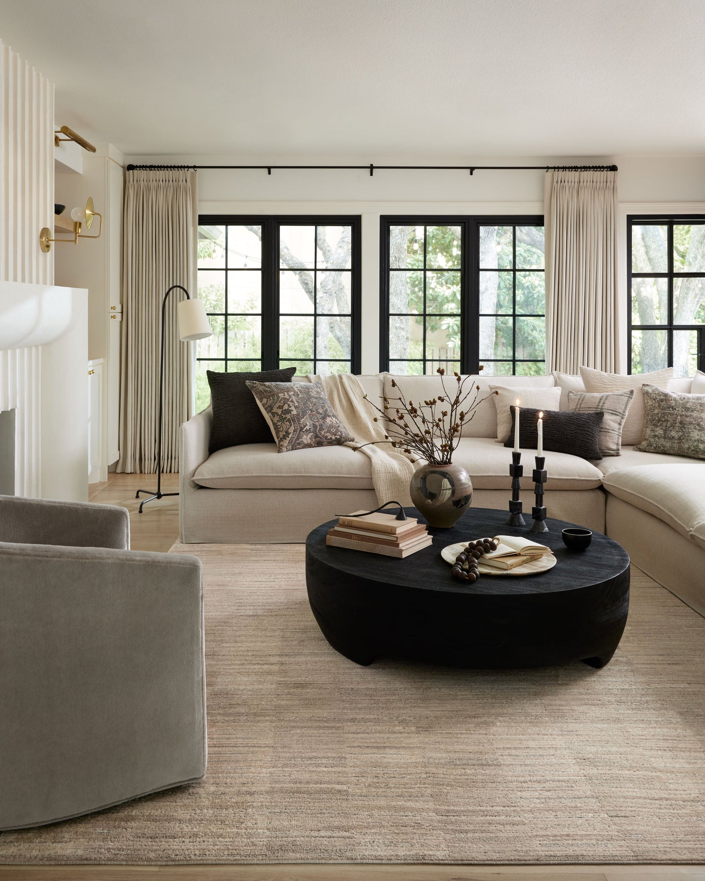 Arden ARD-01 Natural/Pebble Rug