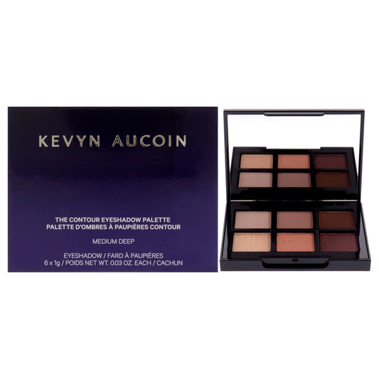 The Contour Eyeshadow Palette - Medium Deep by Kevyn Aucoin for Women - 0.18 oz Eye Shadow