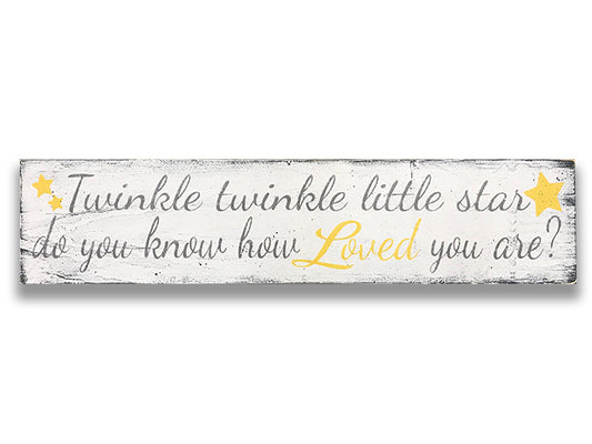 Twinkle Twinkle Little Star Boys Nursery Sign