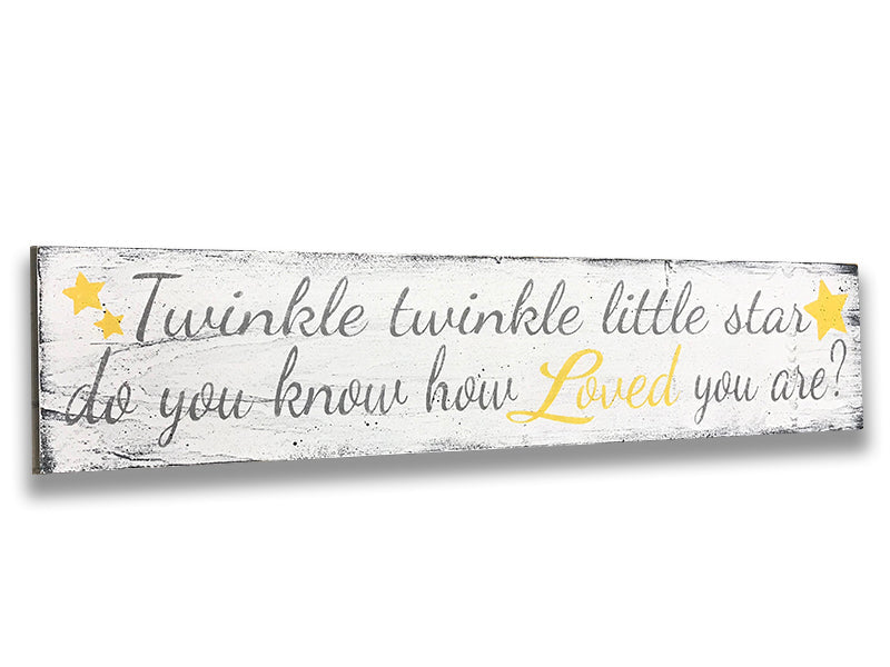 Twinkle Twinkle Little Star Boys Nursery Sign