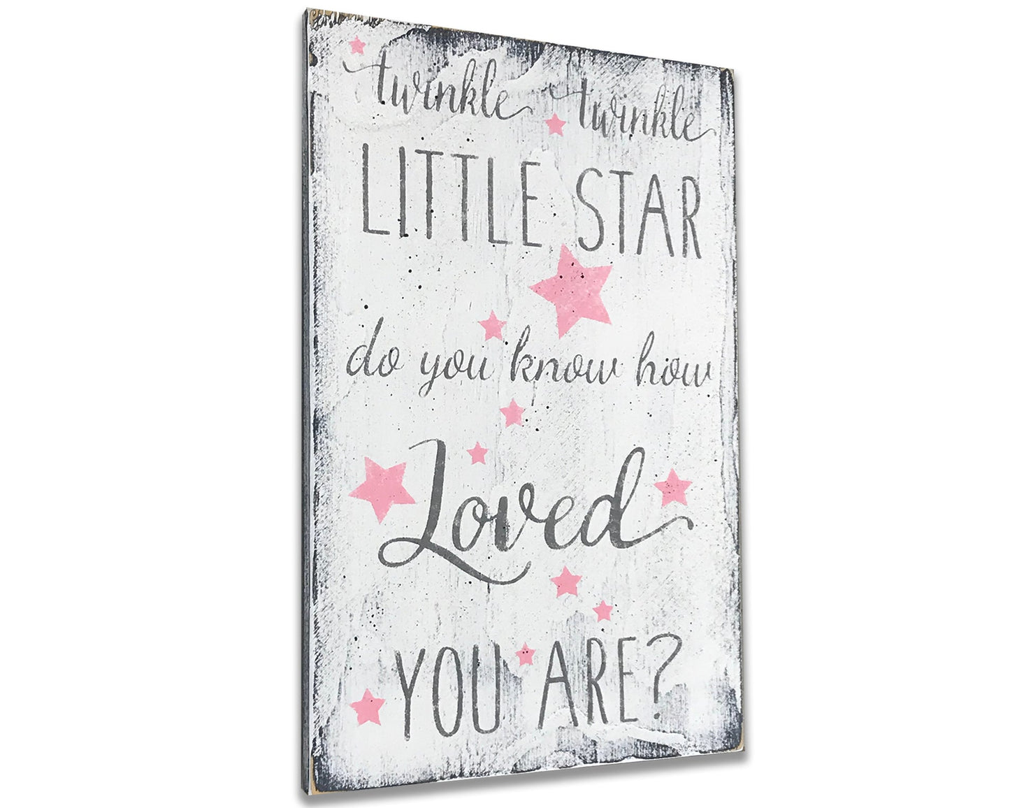 Twinkle Twinkle Little Star Girls Nursery Sign