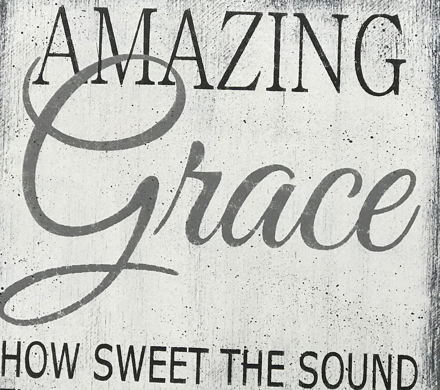 Amazing Grace Wood Sign Set