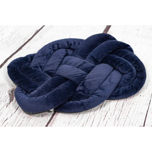TUK Midnight Navy Braided Pillow