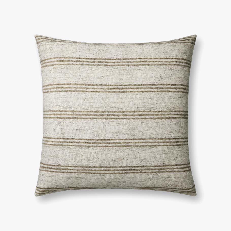 Amber Lewis Pal0040 Ivory / Olive Pillow