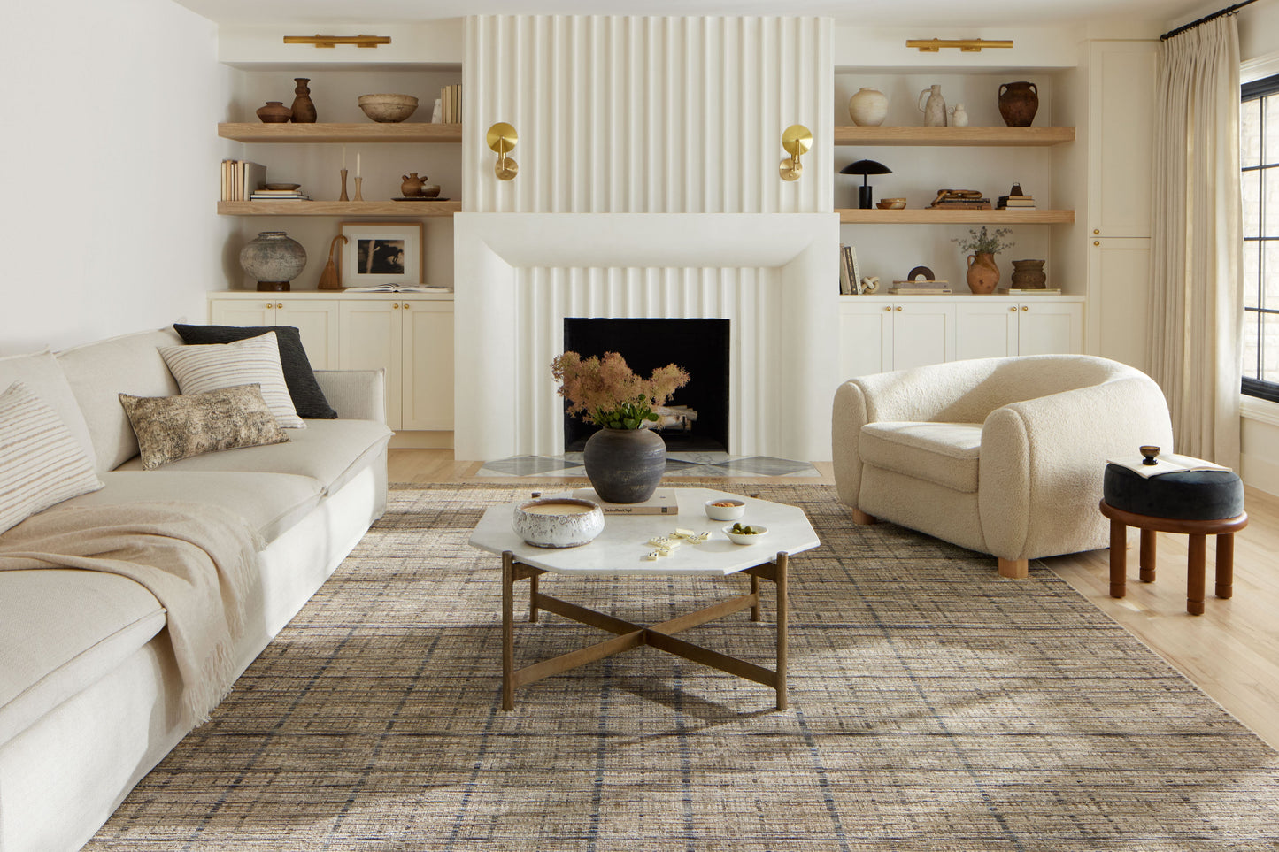 Soho Rug- Pebble / Charcoal