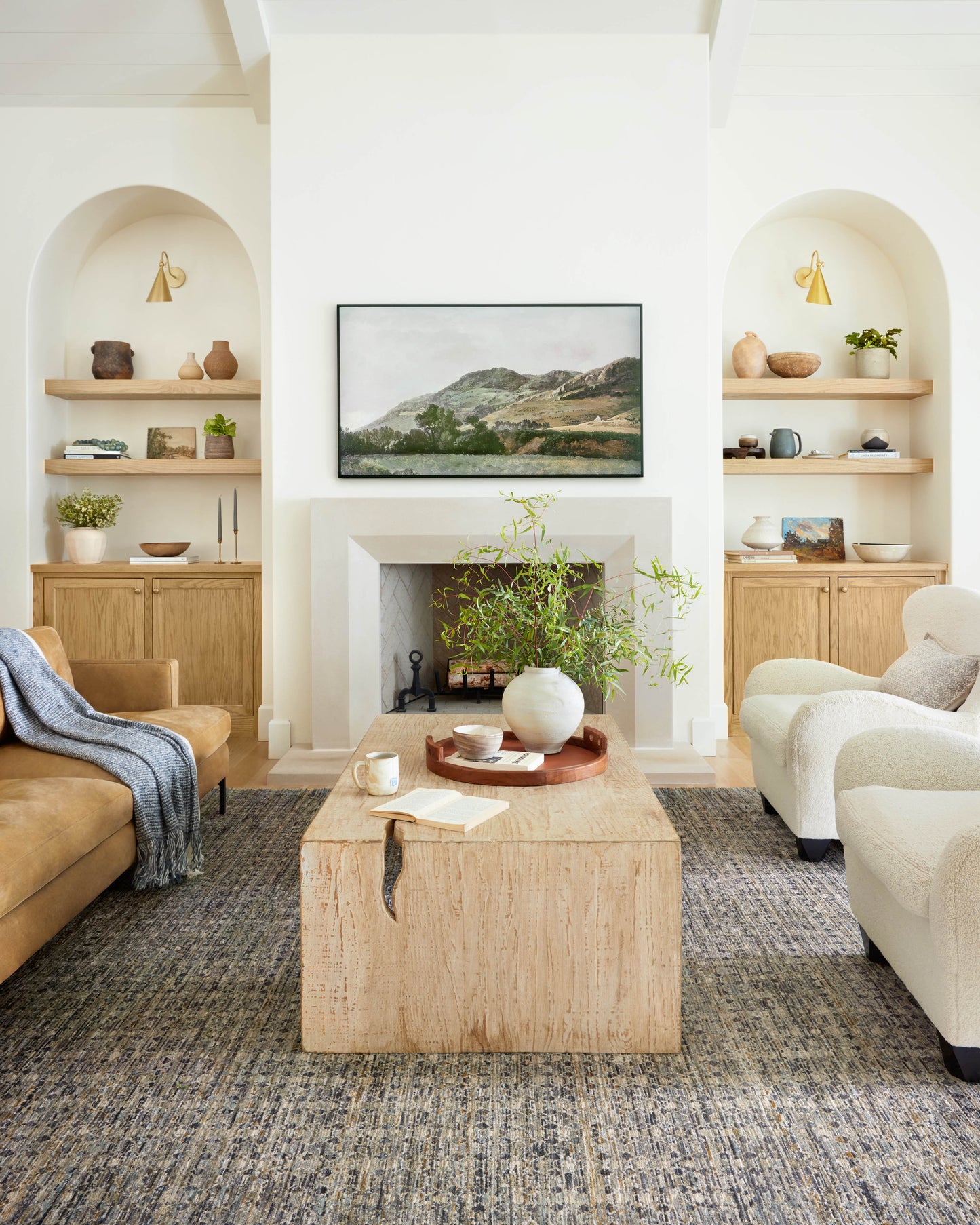 Soho Rug- Charcoal / Multi