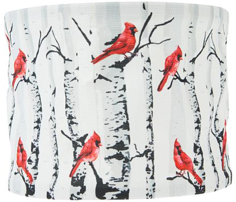 The Flip Shade® Cardinal Trees Interchangeable 13" Lamp Shade Kit