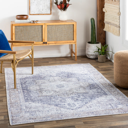 Amelie Rug - AML2360 - Blue/Brown