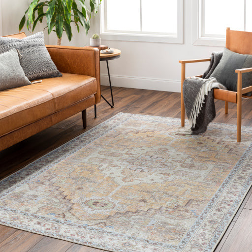 Amelie Rug - AML2373 - Orange/Blue