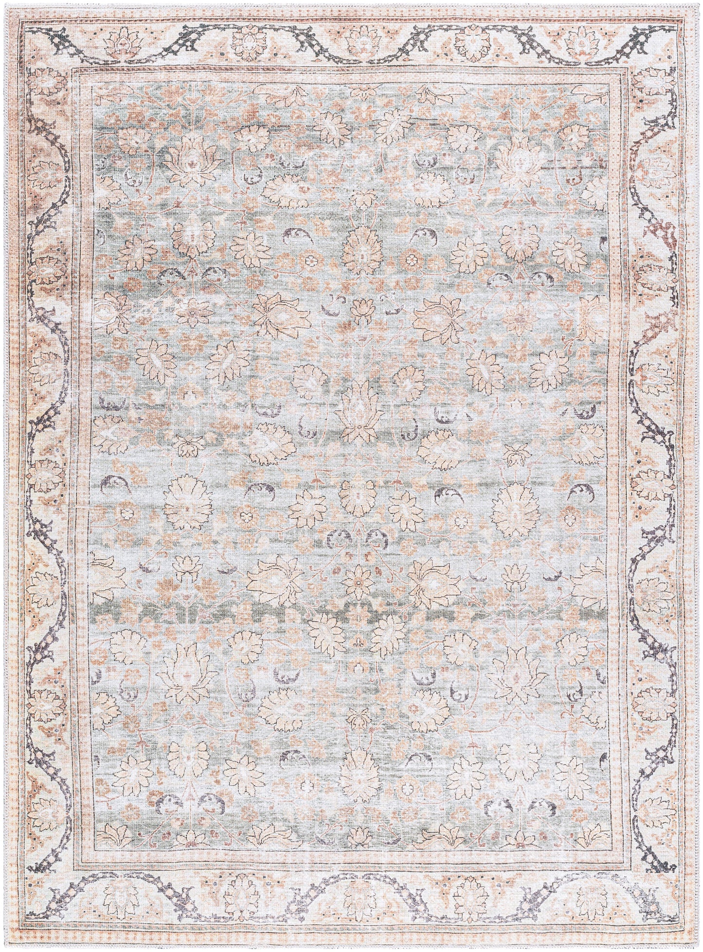Amelie Rug - AML2398 - Beige, Black
