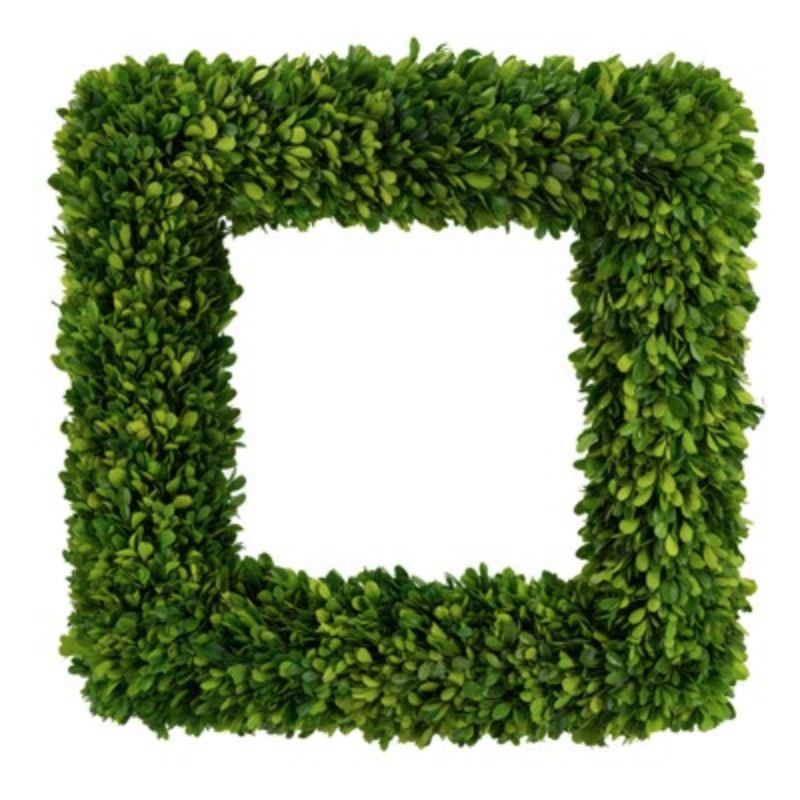 Square Boxwood Wreath