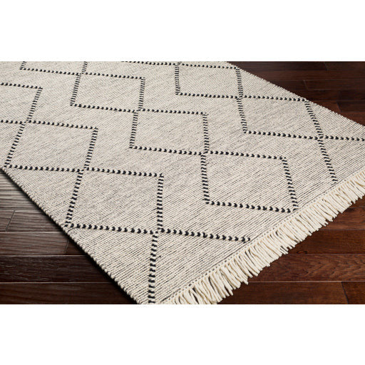 Uttar 2303 Rug - UTT2303 - Black/Cream